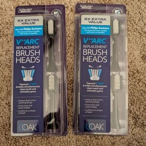 OAK V*ARC Brush Heads - Black and White